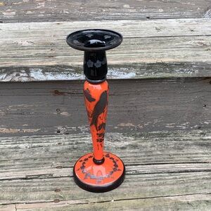 Chech Art Deco Tango Signed Candle Holder